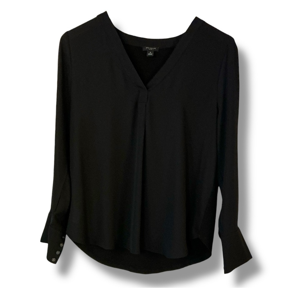 Ann Taylor V-neck blouse - Picture 1 of 4